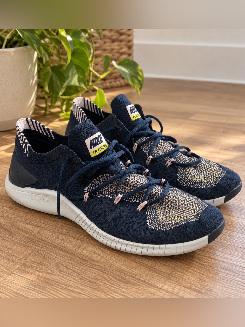 Nike Training Women's Navy Flyknit Sneakers